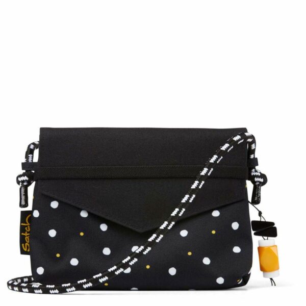 Satch Clutch Lazy Daisy Schwarz