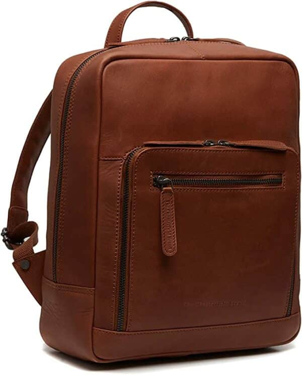 The Chesterfield Brand Cityrucksack cognac Glatte Rindleder