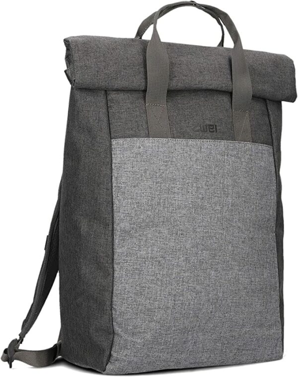 Zwei CITYRUCKSACK grau Polyester