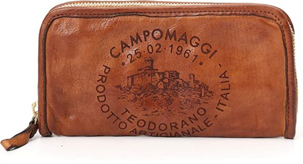 Campomaggi RV-BÖRSE cognac Soft-Rindleder