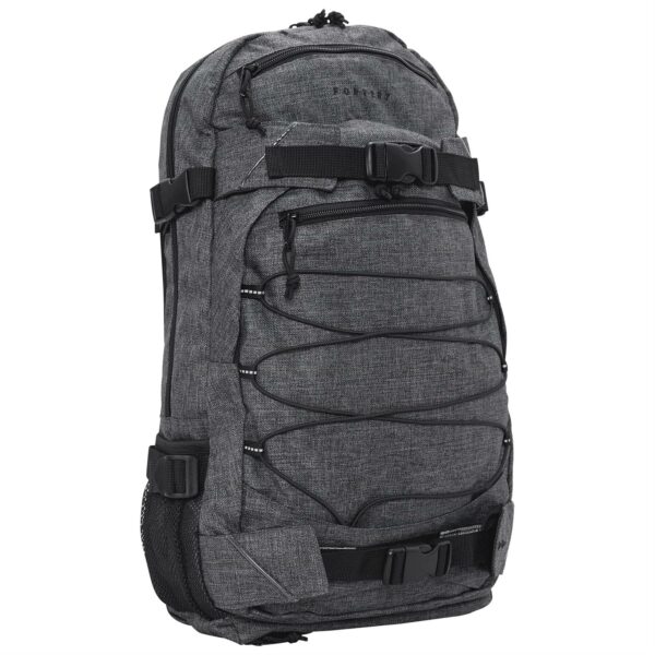 FORVERT Freizeitrucksack Black Melange Grau