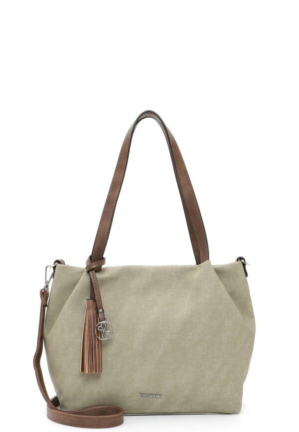 EMILY & NOAH Shopper khaki div. Synth.