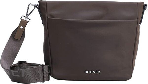 Bogner ÜB-HANDTASCHE braun Nylon mit Leder