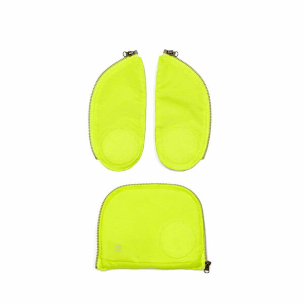 Ergobag LED Sicherheitsset Gelb Fluoreszierende Zip-Flächen 3tlg.