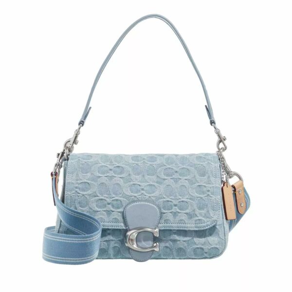 Coach Satchel hell-blau