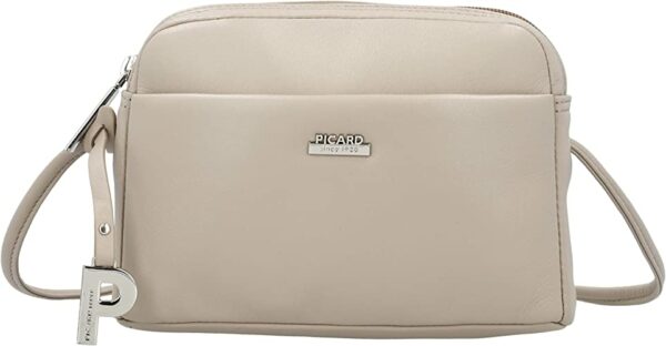 Picard RV-HANDTASCHE taupe glatte Rindleder