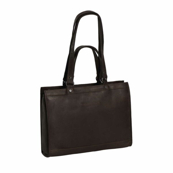 The Chesterfield Brand Leder Shopper Braun Lima