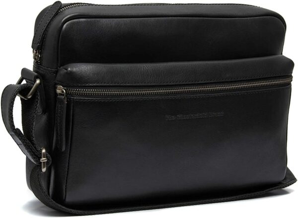 The Chesterfield Brand Messengerbag schwarz Rindnappaleder