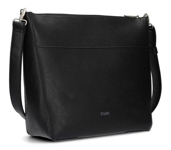 Zwei RV-HANDTASCHE schwarz PU