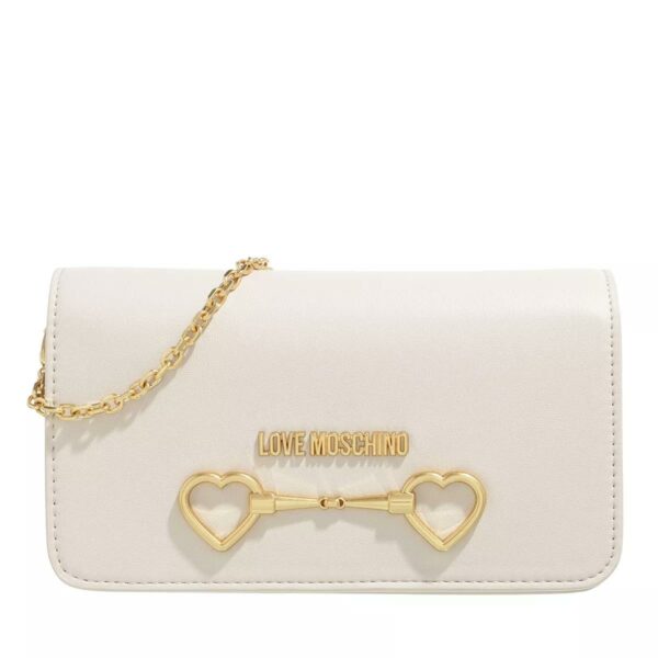 Moschino Love Wallet Portafogli Pu Avorio Creme