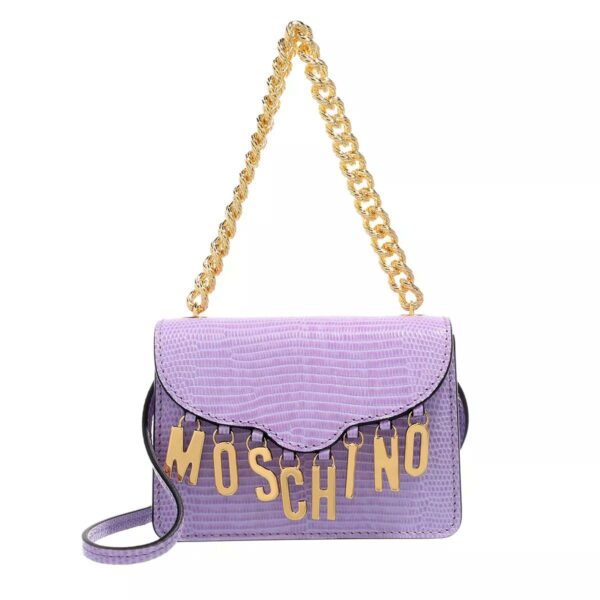 Moschino Mikrotasche lila