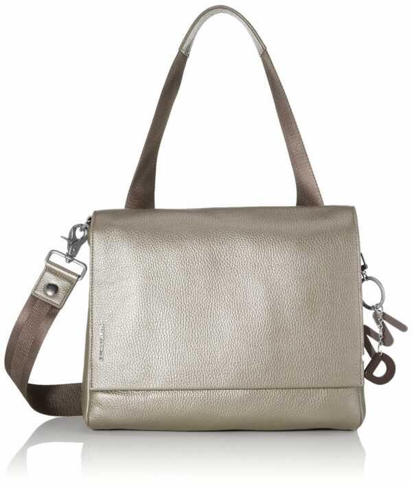 Mandarina Duck Schultertasche Mellow Lux moondust Metall