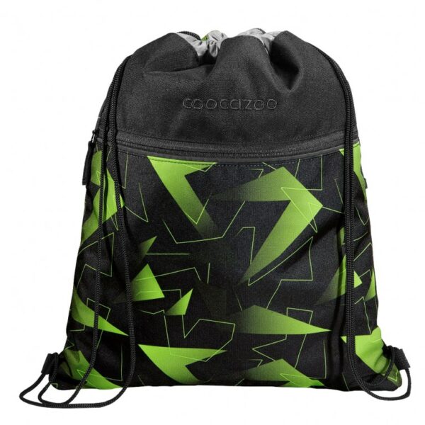 Coocazoo Sportbeutel Lime Flash Schwarz/Grün