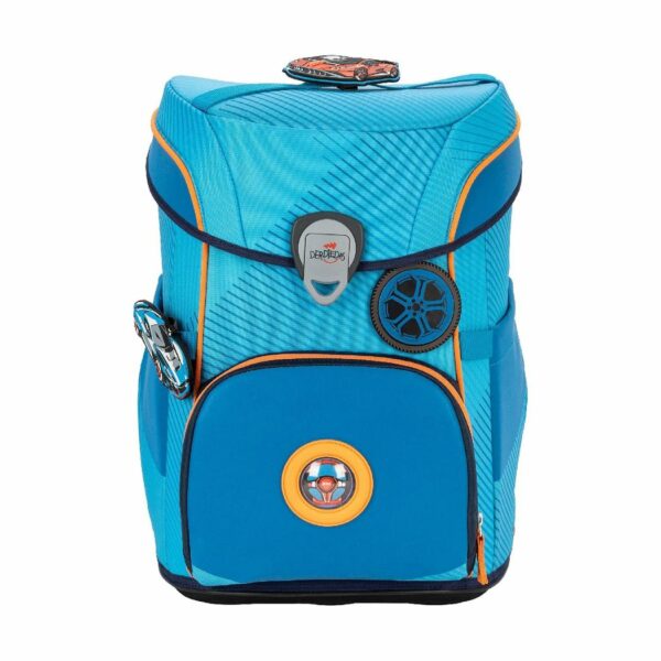 DerDieDas Schulrucksack ErgoFlex Set 5 tlg. Easy Superflash Limited Edition Supe...