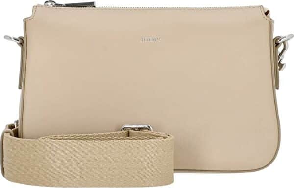 Strellson HANDTASCHE beige Synthetik mit Leder