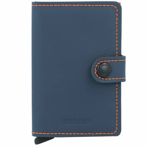 Secrid MINIWALLET MATTE NIGHT BLUE & ORANGE