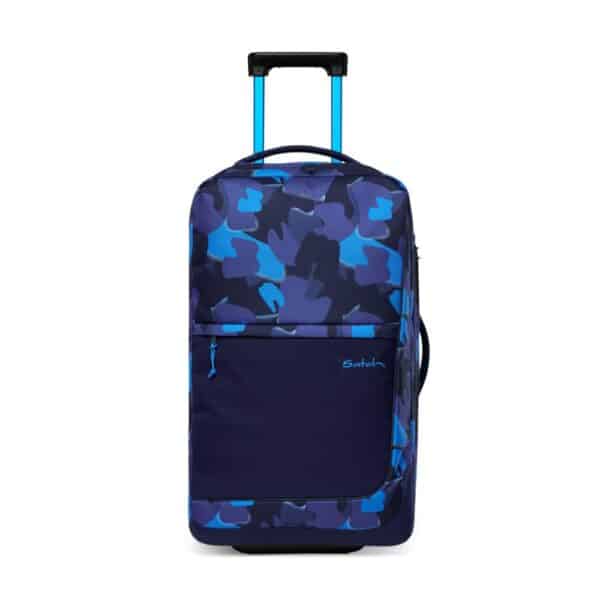 Satch Rollen-Reisetasche Travel Flow S 55 L Trouble Blau