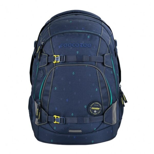 Coocazoo Schulrucksack Mate Happy Raindrops Blau