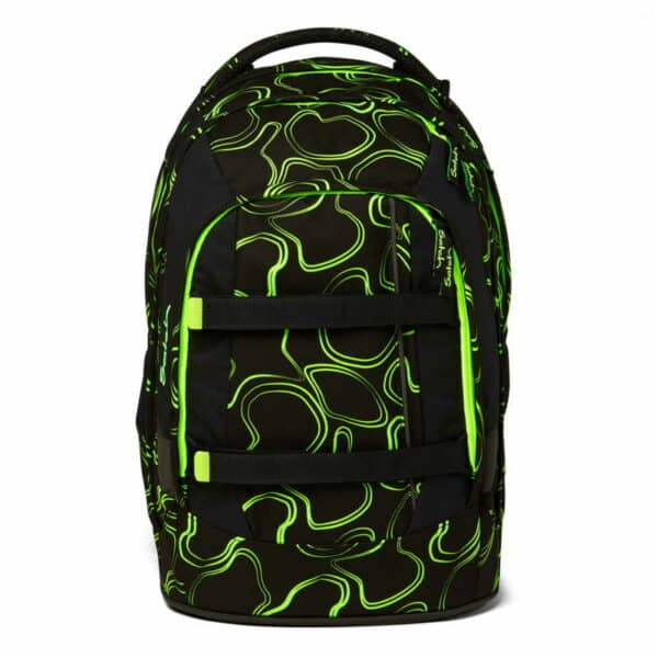 Satch Schulrucksack Pack Green Supreme Schwarz