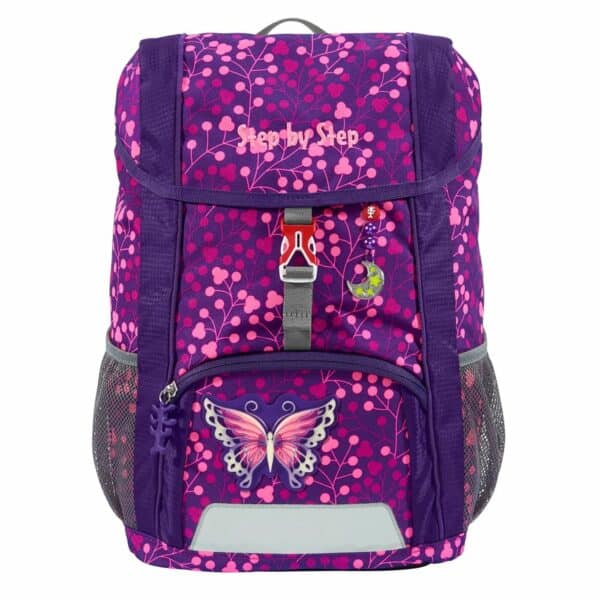 Step by Step Kindergartenrucksack Set Kid Shine Butterfly Night Ina Lila