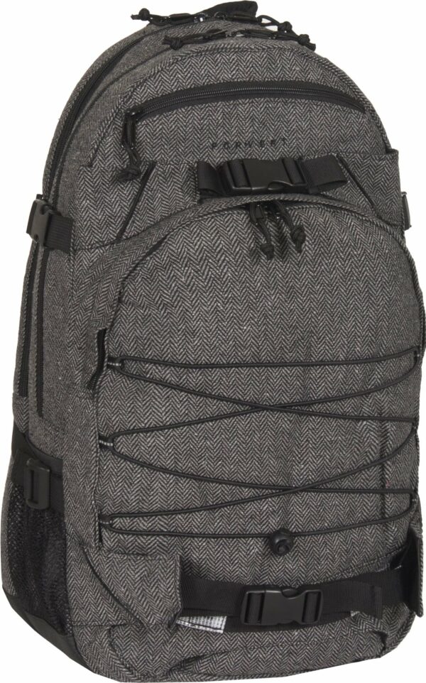 FORVERT Freizeitrucksack New Laptop Louis Flannel-Grey Grau