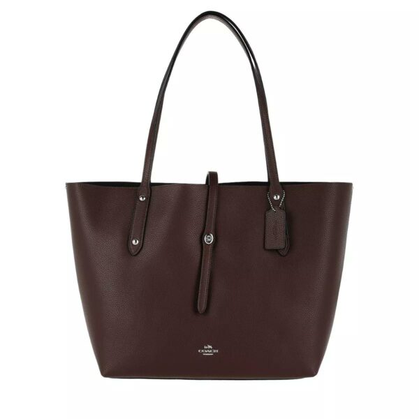 Coach Tote dunkel-rot