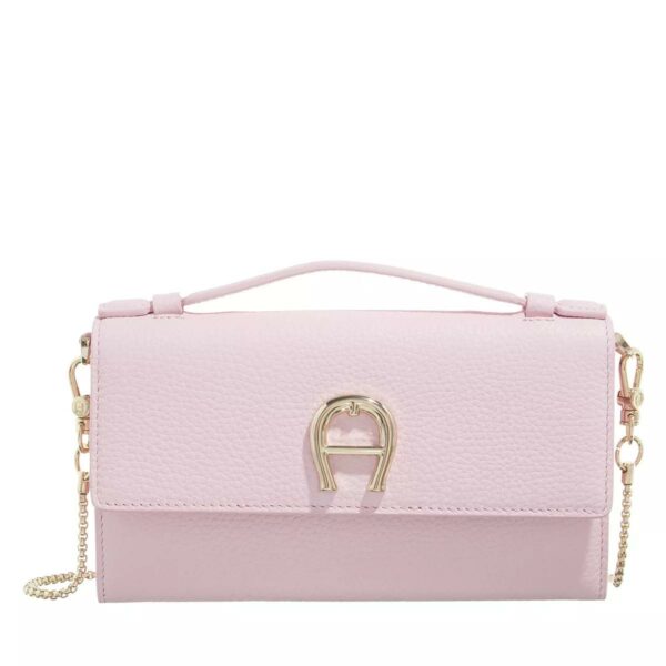 Aigner Aigner Wallet On A Chain Soft Pink